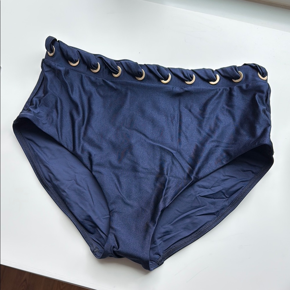 NWT Zimmermann Alight Eyelet High Waist Bikini Bottom